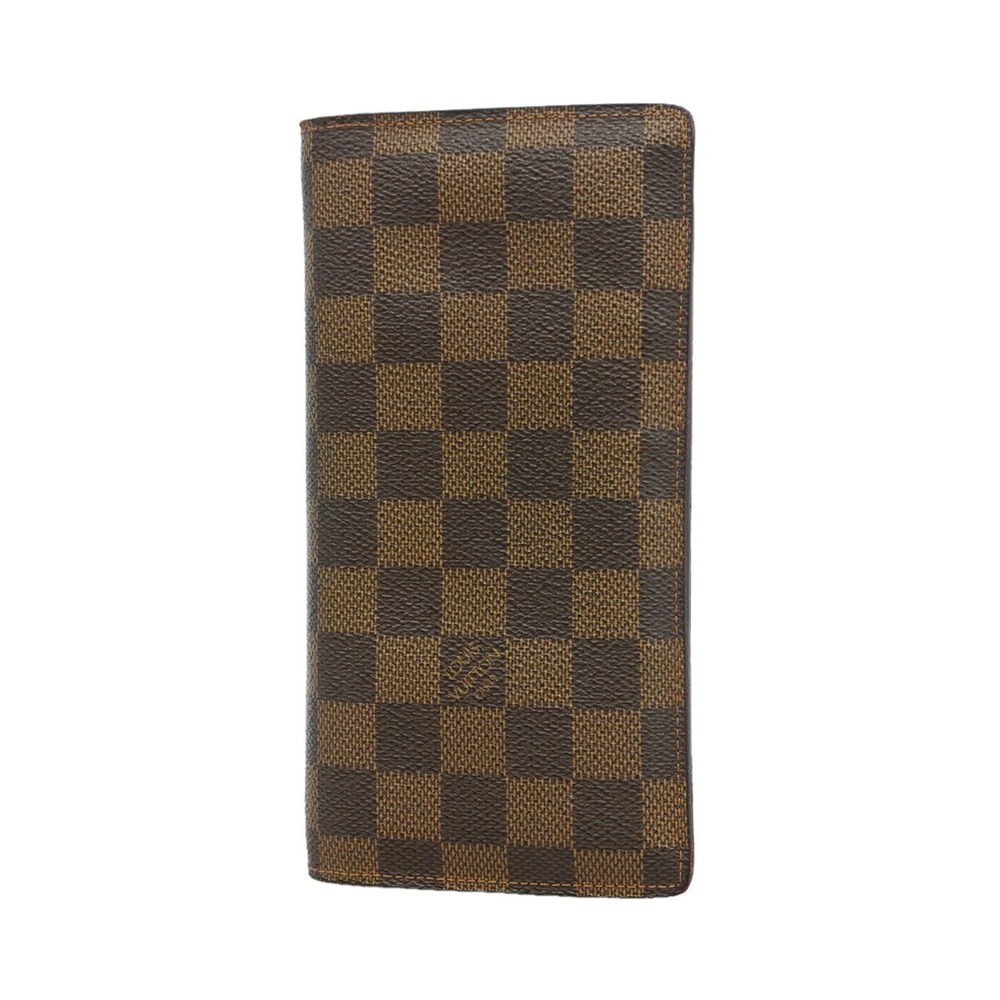 Louis Vuitton Damier Portefeuille Brazza Long Wallet N60017 Ebene Men's